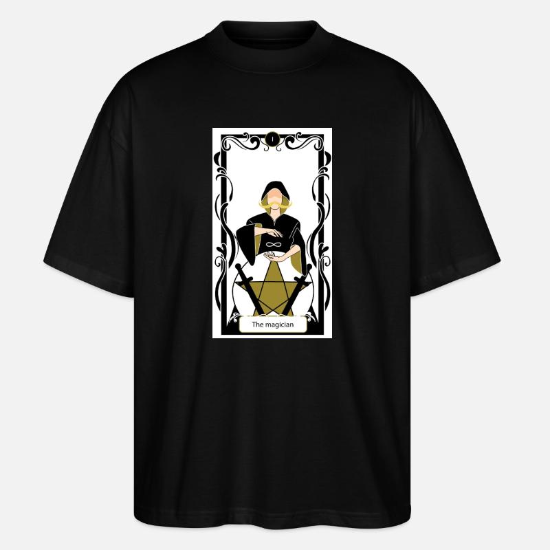Der Magier - Stanley/Stella Oversized Unisex Bio T-Shirt Blaster 2.0 - Schwarz