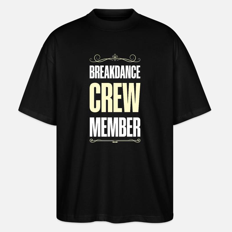 Équipe de breakdance - T-shirt bio Blaster 2.0 coupe oversize Stanley/Stella Unisexe - noir
