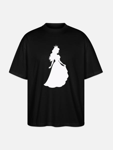 Royal Princess Silhouette - Stanley/Stella Oversized Unisex Organic T-shirt Blaster 2.0 - black
