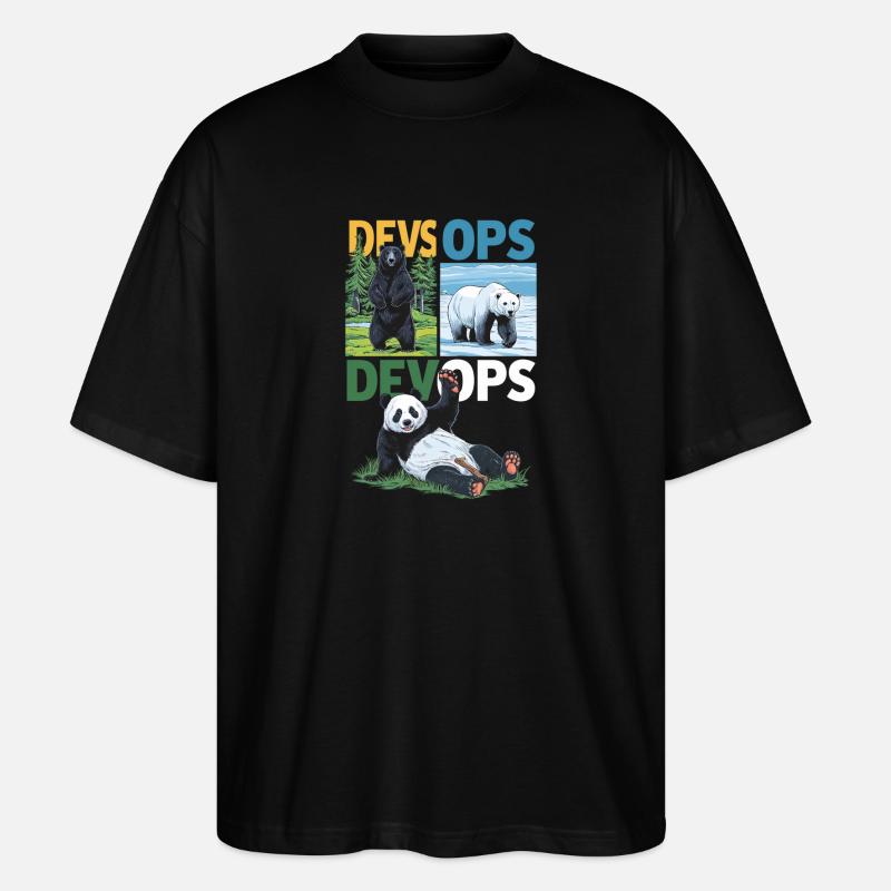Devops - T-shirt bio Blaster 2.0 coupe oversize Stanley/Stella Unisexe - noir