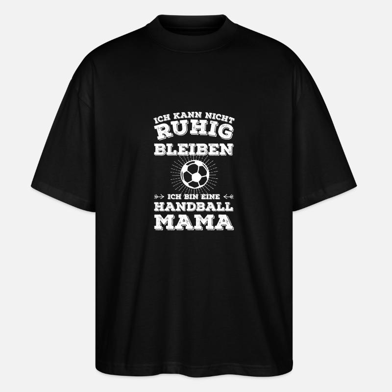 Handball - Stanley/Stella Oversized Unisex Bio T-Shirt Blaster 2.0 - Schwarz