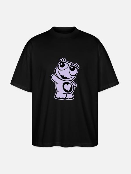 Tortue - T-shirt bio Blaster 2.0 coupe oversize Stanley/Stella Unisexe - noir