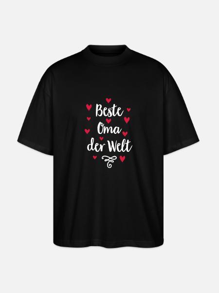 Oma - Stanley/Stella Oversized Unisex Bio T-Shirt Blaster 2.0 - Schwarz
