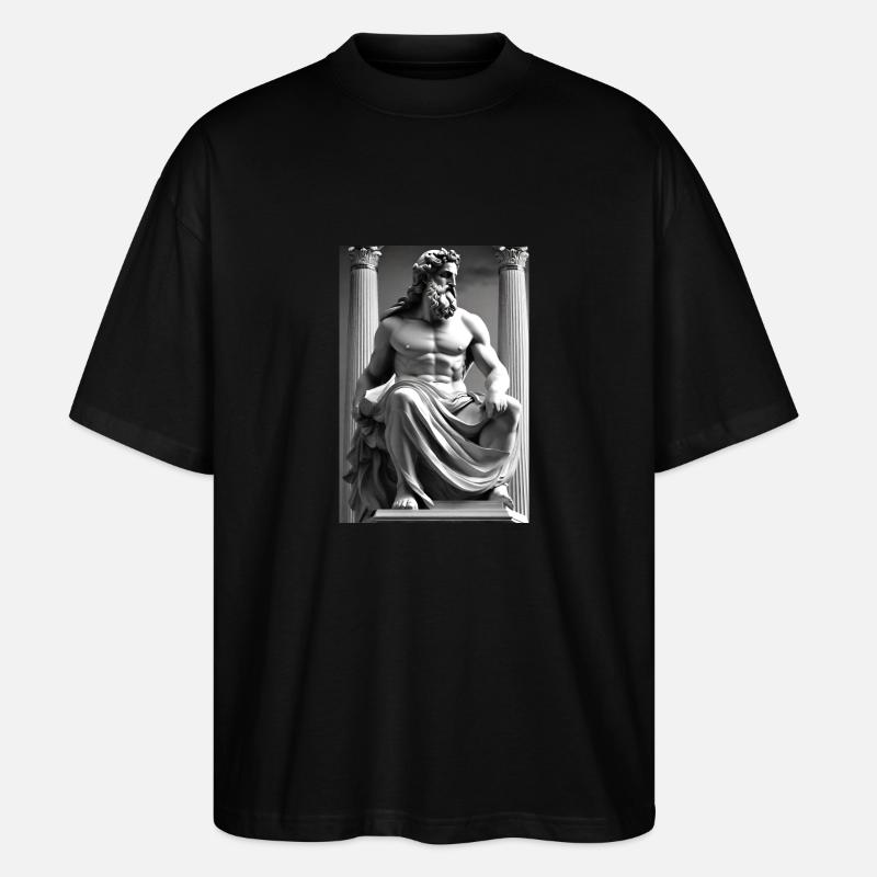 Zeus II - Stanley/Stella Oversized Unisex Bio T-Shirt Blaster 2.0 - Schwarz
