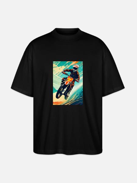 Motocross I - Stanley/Stella Oversized Unisex Organic T-shirt Blaster 2.0 - black