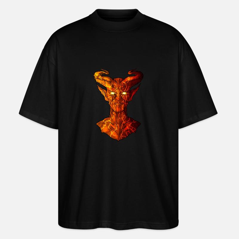 Devil - Stanley/Stella Oversized Unisex Organic T-shirt Blaster 2.0 - black