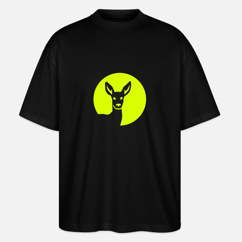 Reh - Stanley/Stella Oversized Unisex Bio T-Shirt Blaster 2.0 - Schwarz