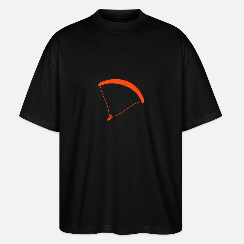 Gleitschirm - Stanley/Stella Oversized Unisex Bio T-Shirt Blaster 2.0 - Schwarz