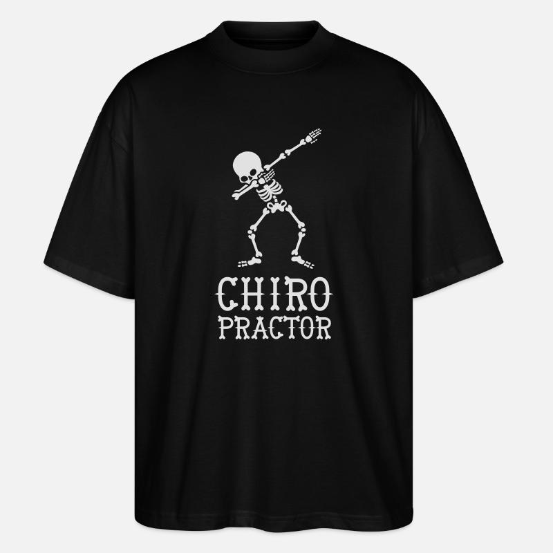 Dab dabbing skeleton chiropractor - T-shirt bio Blaster 2.0 coupe oversize Stanley/Stella Unisexe - noir