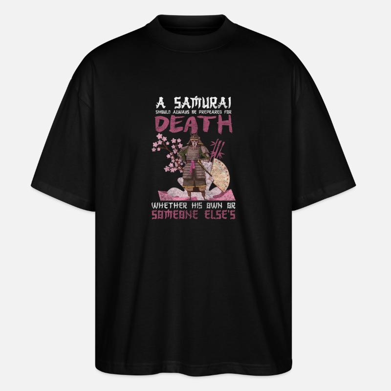 Samurai Aikido Ronin - Stanley/Stella Oversized Unisex Bio T-Shirt Blaster 2.0 - Schwarz