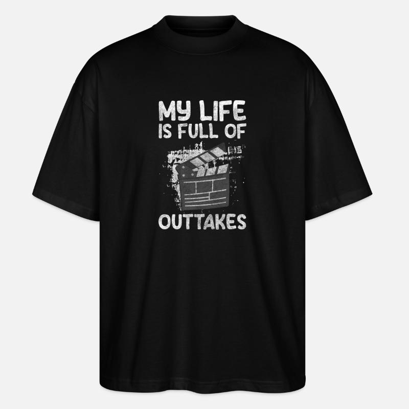 Actor, Acting, Directing - Stanley/Stella Oversized Unisex Organic T-shirt Blaster 2.0 - black