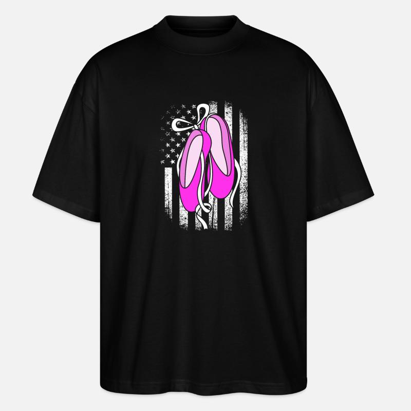 Danseuse de ballet - T-shirt bio Blaster 2.0 coupe oversize Stanley/Stella Unisexe - noir