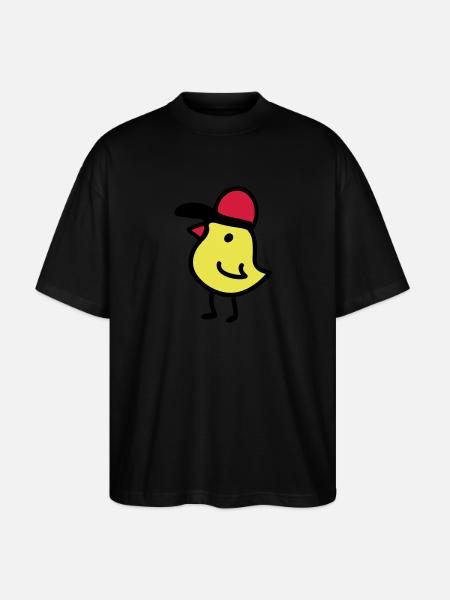 Cappy chicks 3 - Stanley/Stella Oversized Unisex Organic T-shirt Blaster 2.0 - black