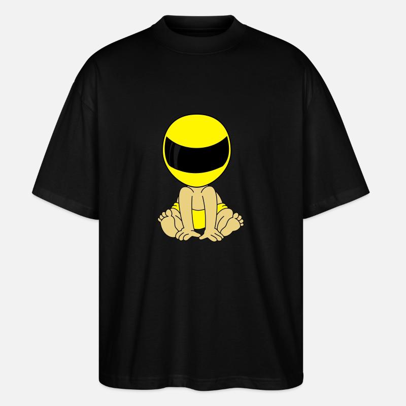 Biker Baby - Stanley/Stella Oversized Unisex Bio T-Shirt Blaster 2.0 - Schwarz