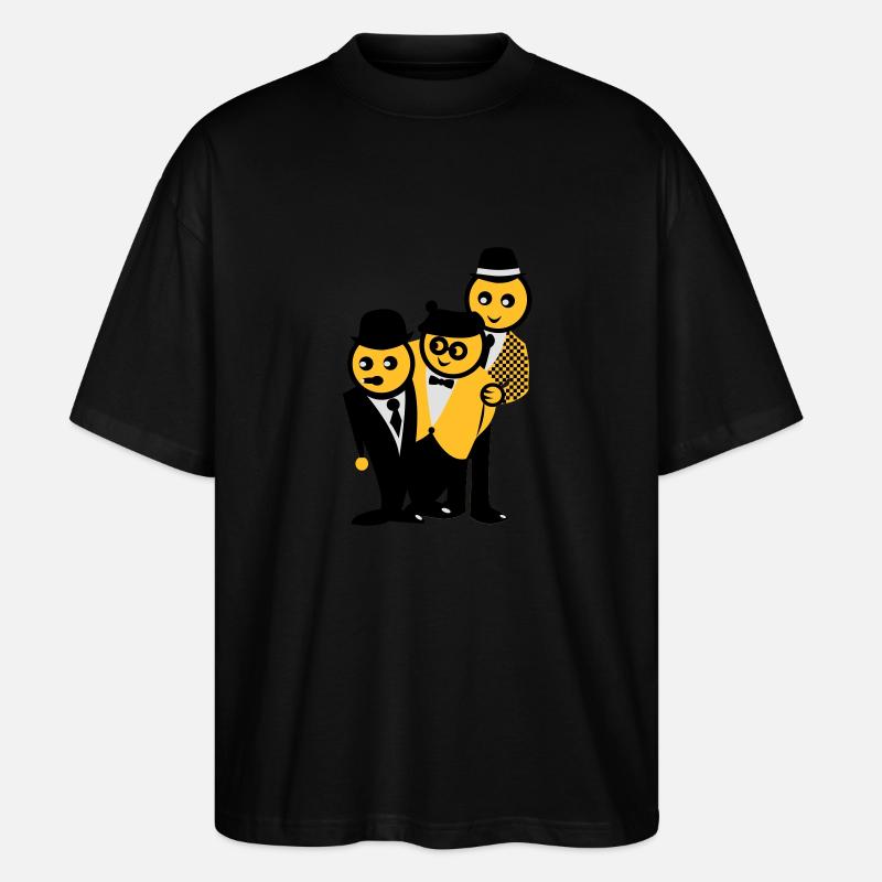 Egon, Kjeld und Benny - Stanley/Stella Oversized Unisex Bio T-Shirt Blaster 2.0 - Schwarz
