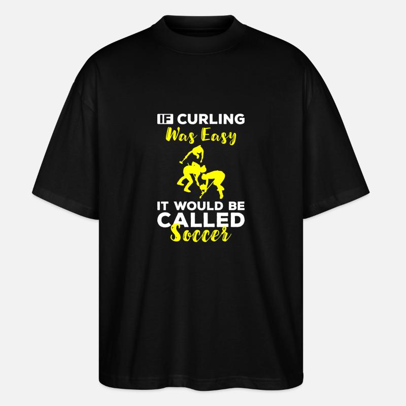 Curler Ice Curl Athlete - T-shirt bio Blaster 2.0 coupe oversize Stanley/Stella Unisexe - noir