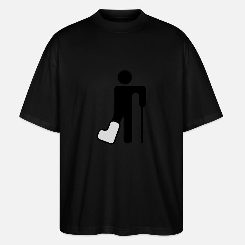 broken_leg - T-shirt bio Blaster 2.0 coupe oversize Stanley/Stella Unisexe - noir