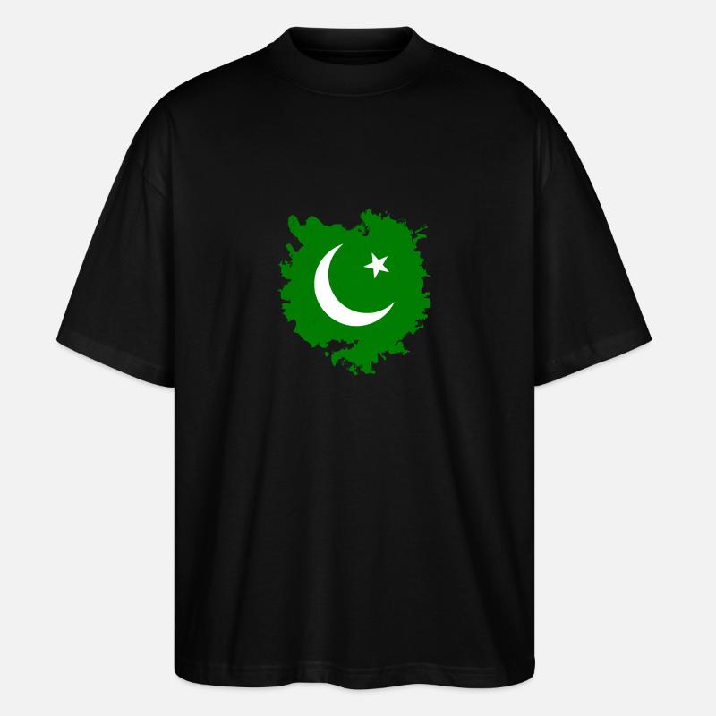 Pakistan - Stanley/Stella Oversized Unisex Bio T-Shirt Blaster 2.0 - Schwarz