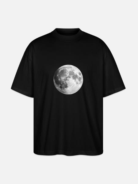 Full Moon Gift Idea - Stanley/Stella Oversized Unisex Organic T-shirt Blaster 2.0 - black