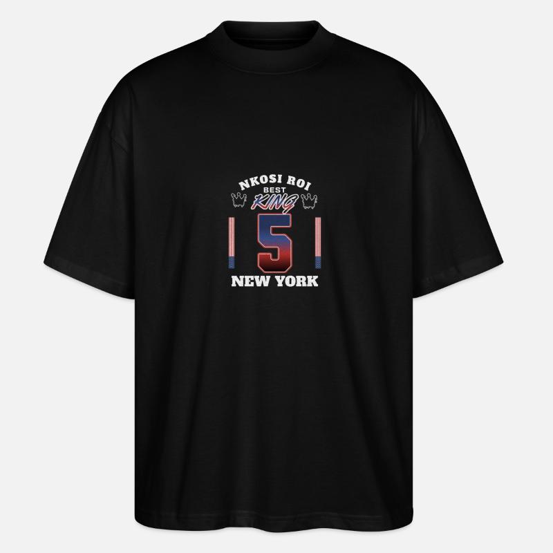 NKOSI - T-shirt bio Blaster 2.0 coupe oversize Stanley/Stella Unisexe - noir