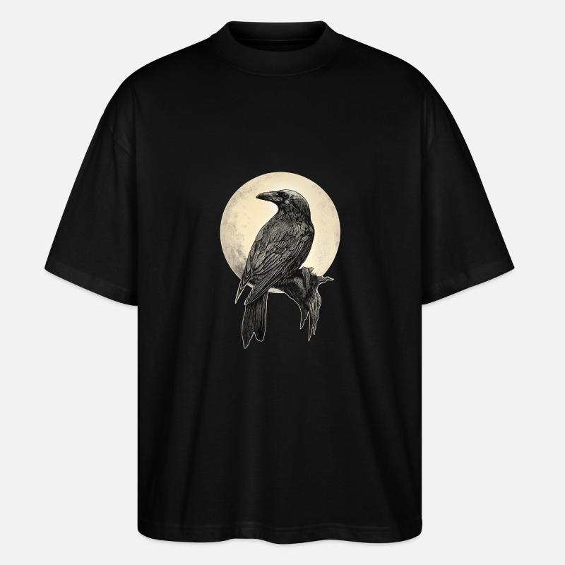 Corbeau - T-shirt bio Blaster 2.0 coupe oversize Stanley/Stella Unisexe - noir