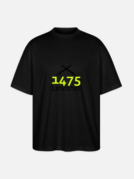 Landshut1475 - Stanley/Stella Oversized Unisex Bio T-Shirt Blaster 2.0 - Schwarz