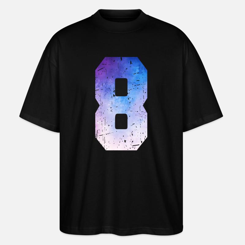 Issue 8 – 8th Anniversary Gift - Stanley/Stella Oversized Unisex Organic T-shirt Blaster 2.0 - black