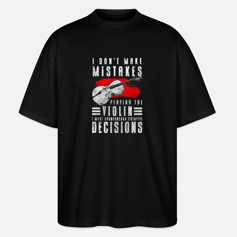 Straßenmusiker Spende - Stanley/Stella Oversized Unisex Bio T-Shirt Blaster 2.0 - Schwarz