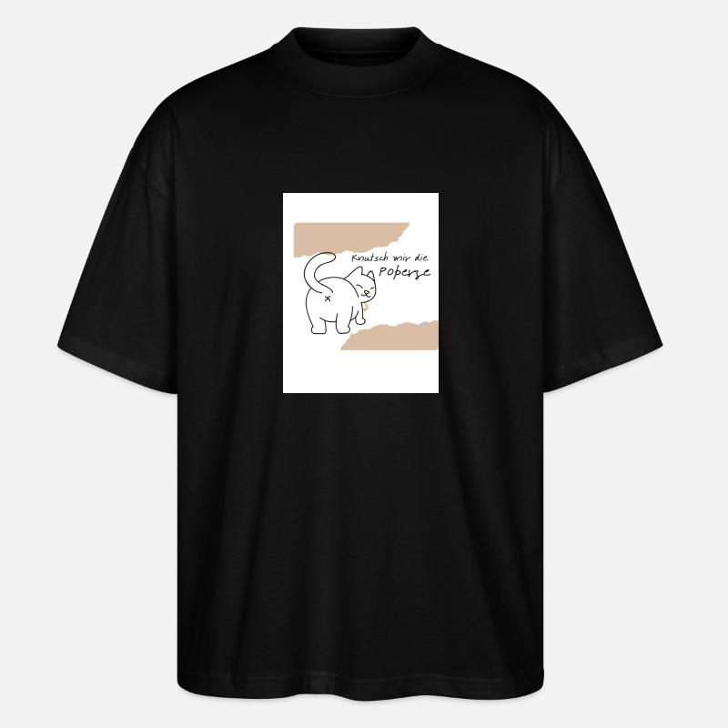 Poperze - Stanley/Stella Oversized Unisex Bio T-Shirt Blaster 2.0 - Schwarz