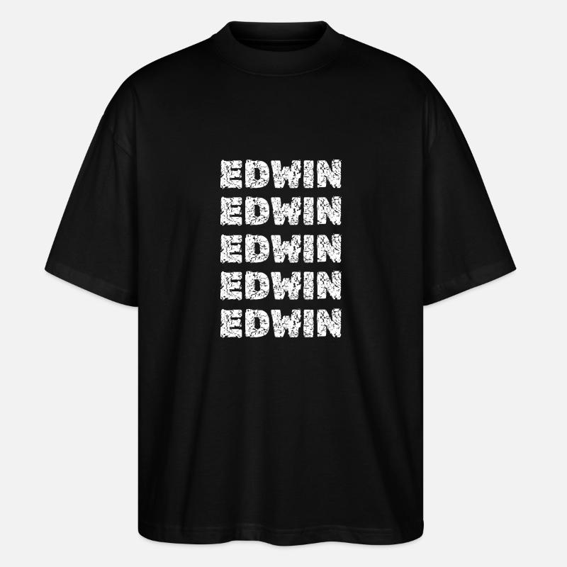 Edwin Edwin - Stanley/Stella Oversized Unisex Bio T-Shirt Blaster 2.0 - Schwarz