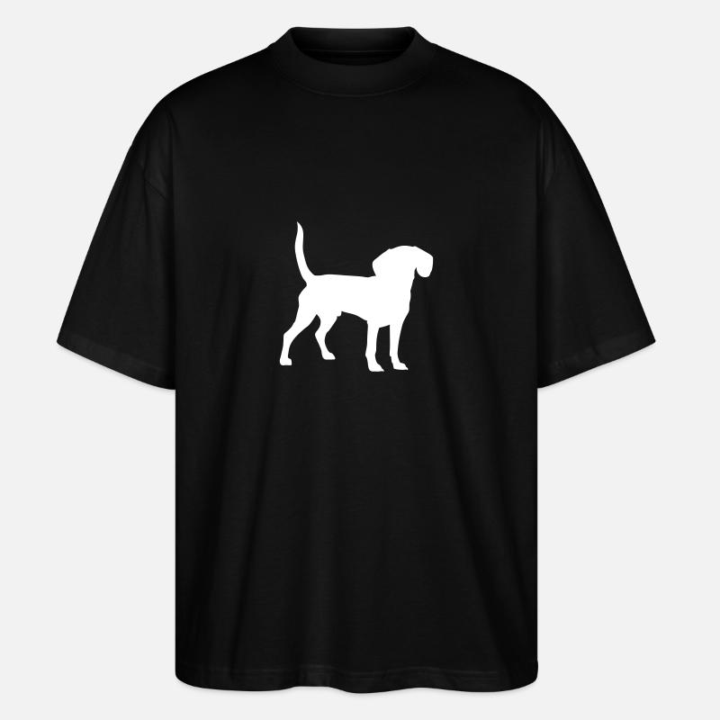 Beagle - Stanley/Stella Oversized Unisex Bio T-Shirt Blaster 2.0 - Schwarz