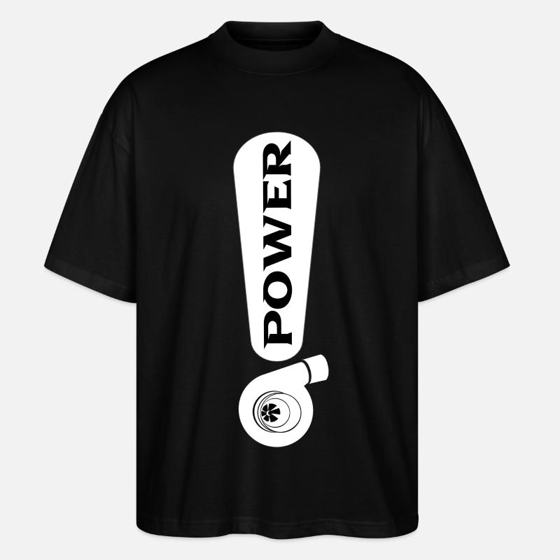 Turbo - Stanley/Stella Oversized Unisex Bio T-Shirt Blaster 2.0 - Schwarz
