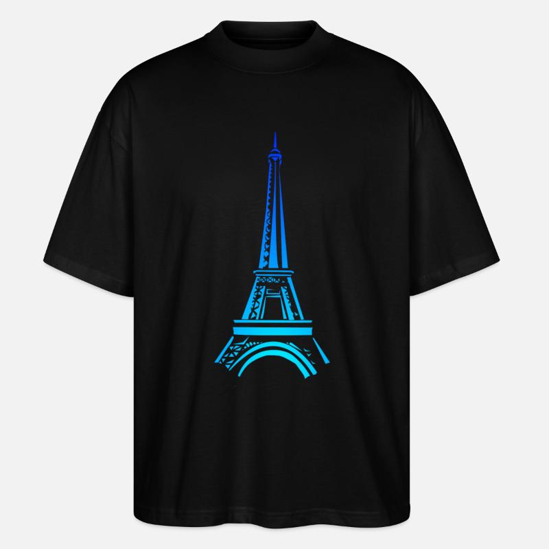 paname2 - Stanley/Stella Oversized Unisex Bio T-Shirt Blaster 2.0 - Schwarz