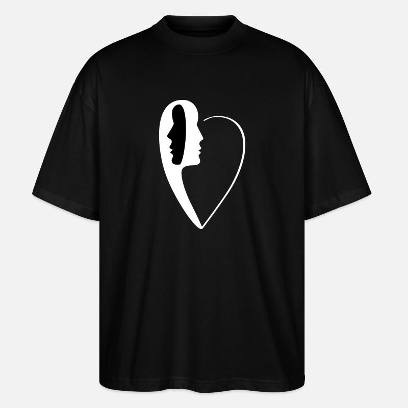 Lumière 1 - T-shirt bio Blaster 2.0 coupe oversize Stanley/Stella Unisexe - noir