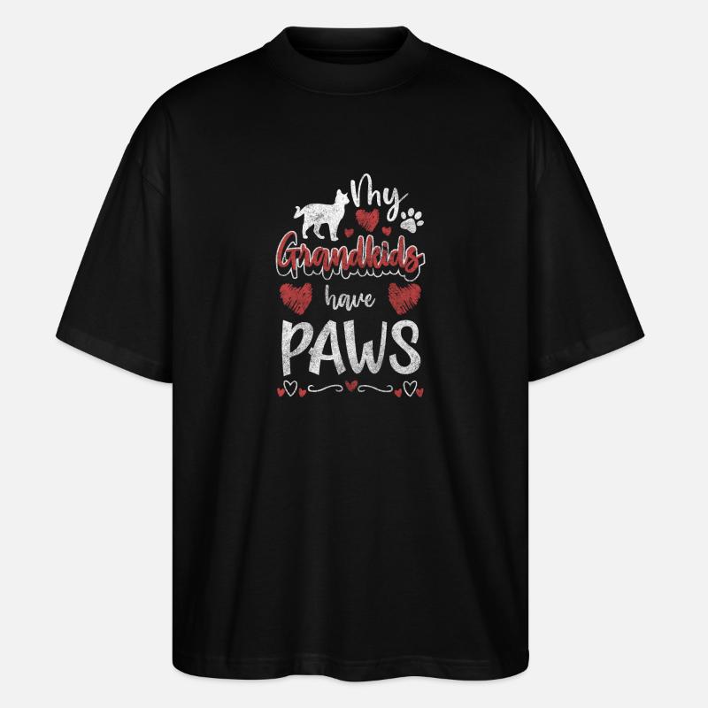 Chasseur de chats - T-shirt bio Blaster 2.0 coupe oversize Stanley/Stella Unisexe - noir