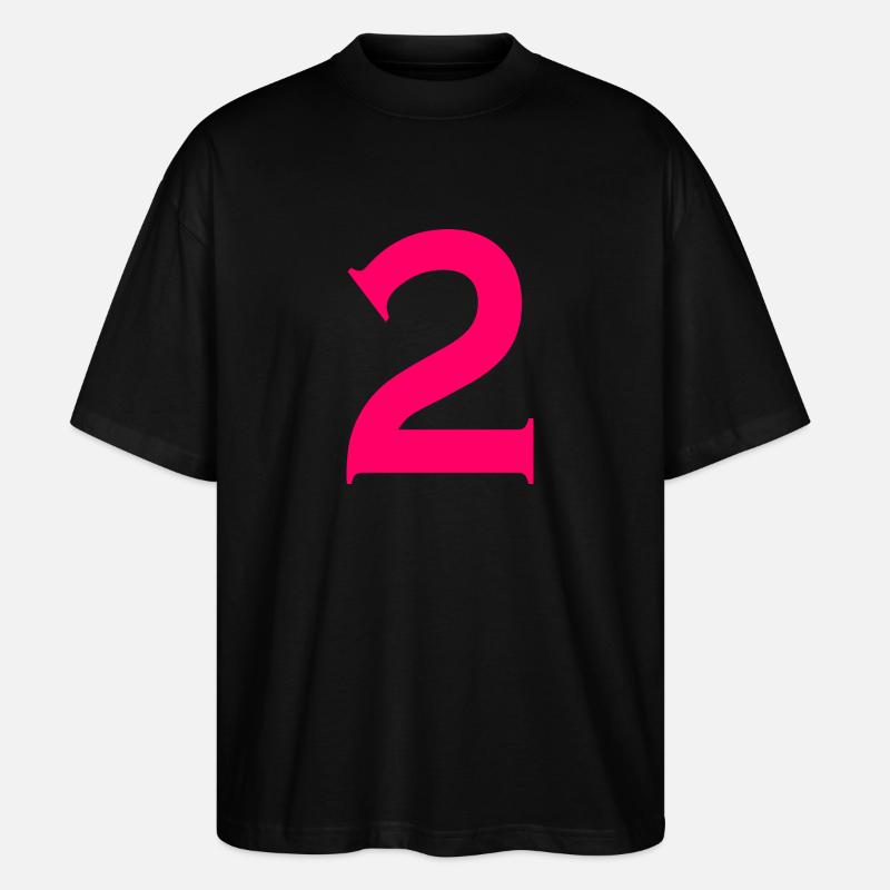 2 - Stanley/Stella Oversized Unisex Bio T-Shirt Blaster 2.0 - Schwarz