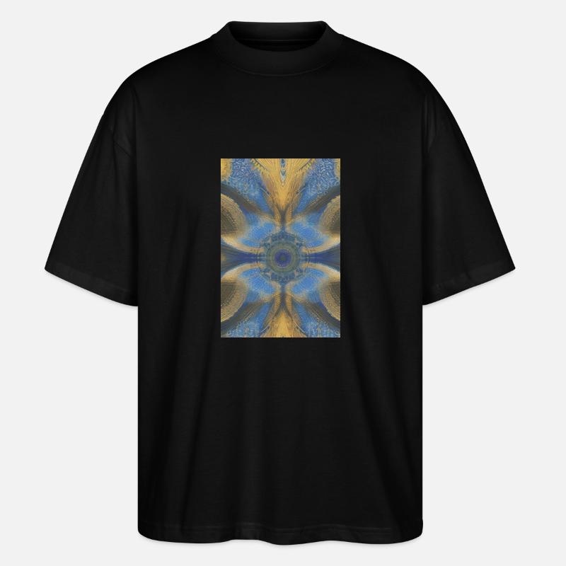 Formen und Muster - Stanley/Stella Oversized Unisex Bio T-Shirt Blaster 2.0 - Schwarz
