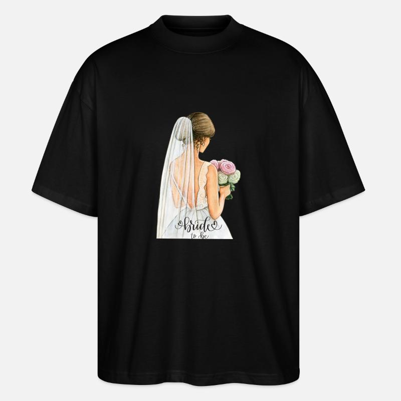 Bride to be - Stanley/Stella Oversized Unisex Bio T-Shirt Blaster 2.0 - Schwarz