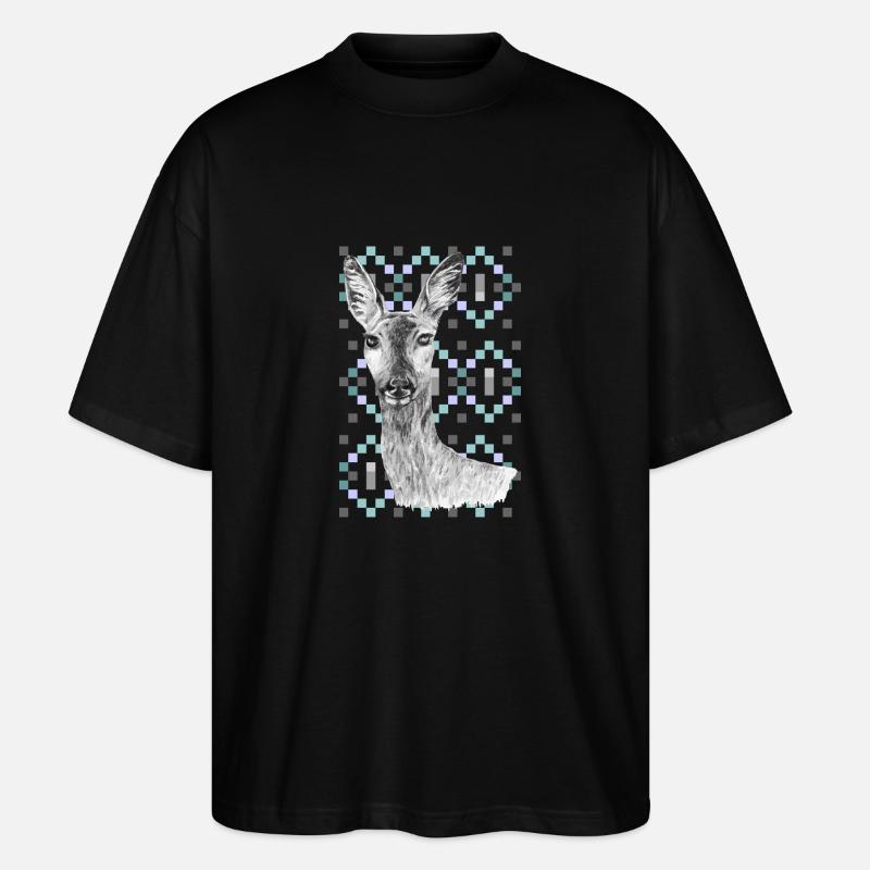Roe - Stanley/Stella Oversized Unisex Organic T-shirt Blaster 2.0 - black