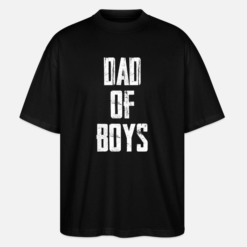 Vater Von Jungs - Stanley/Stella Oversized Unisex Bio T-Shirt Blaster 2.0 - Schwarz