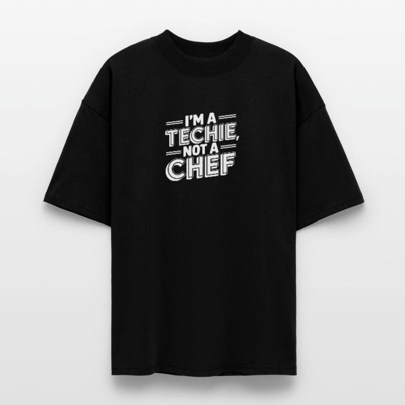 Technicien Pas Chef Technicien Programmeur IT T-shirt bio Blaster 2.0 coupe oversize Stanley/Stella Unisexe