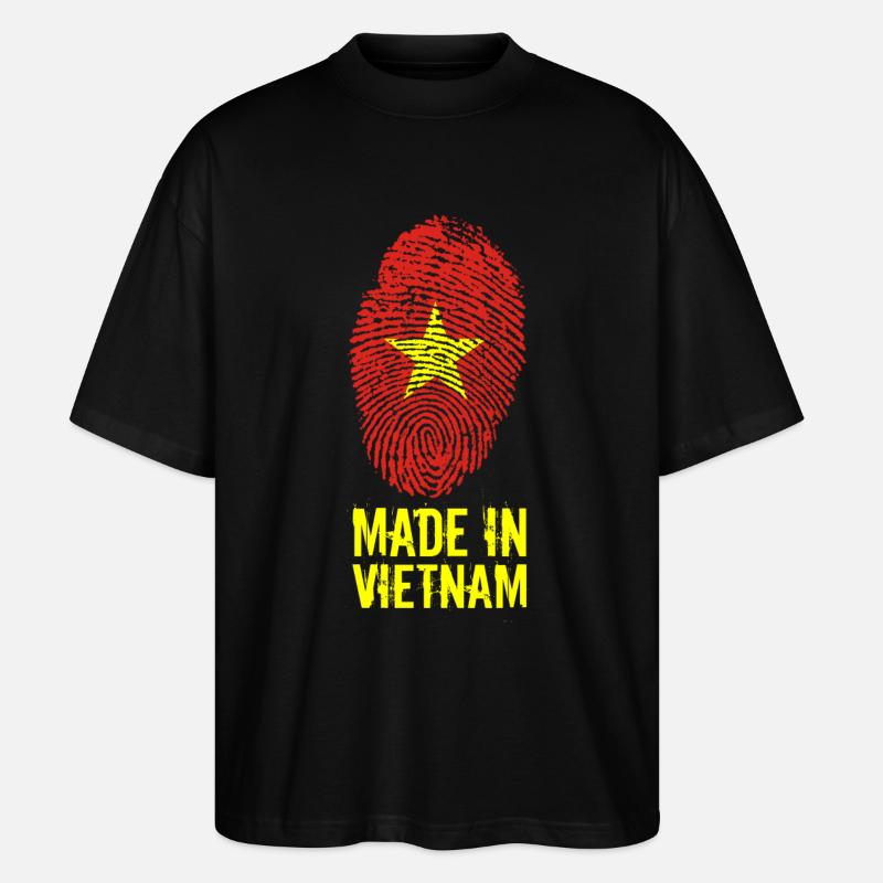 Made In Vietnam / Việt Nam - T-shirt bio Blaster 2.0 coupe oversize Stanley/Stella Unisexe - noir
