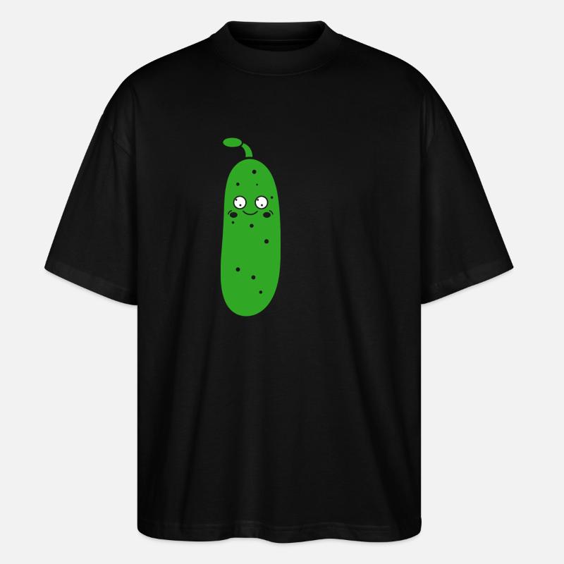 Gurke - Stanley/Stella Oversized Unisex Bio T-Shirt Blaster 2.0 - Schwarz