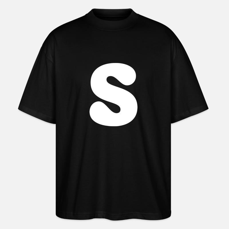 S - Stanley/Stella Oversized Unisex Organic T-shirt Blaster 2.0 - black