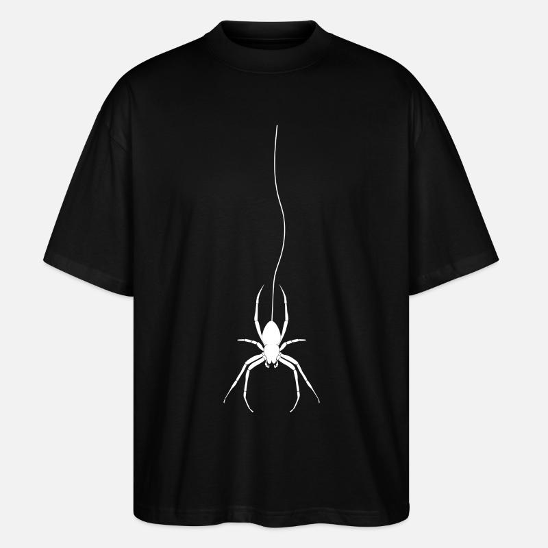 Shirt d'araignée de Halloween - T-shirt bio Blaster 2.0 coupe oversize Stanley/Stella Unisexe - noir