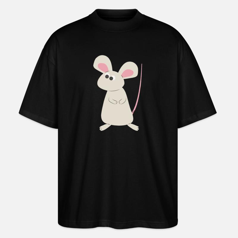 Souris intelligente - T-shirt bio Blaster 2.0 coupe oversize Stanley/Stella Unisexe - noir