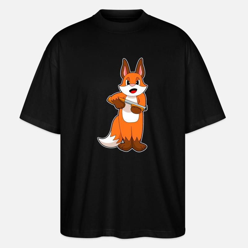 Fox Fusil de chasse - T-shirt bio Blaster 2.0 coupe oversize Stanley/Stella Unisexe - noir