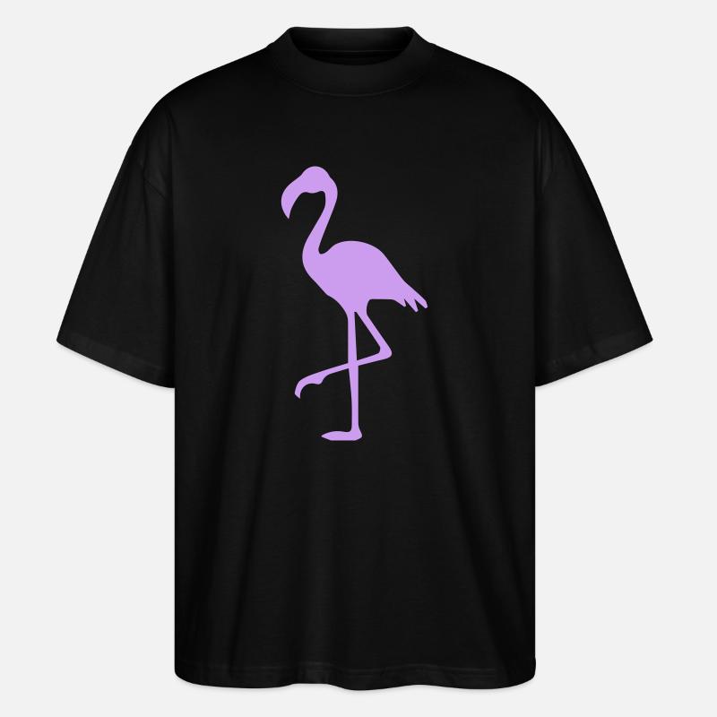 flamingo - Stanley/Stella Oversized Unisex Bio T-Shirt Blaster 2.0 - Schwarz