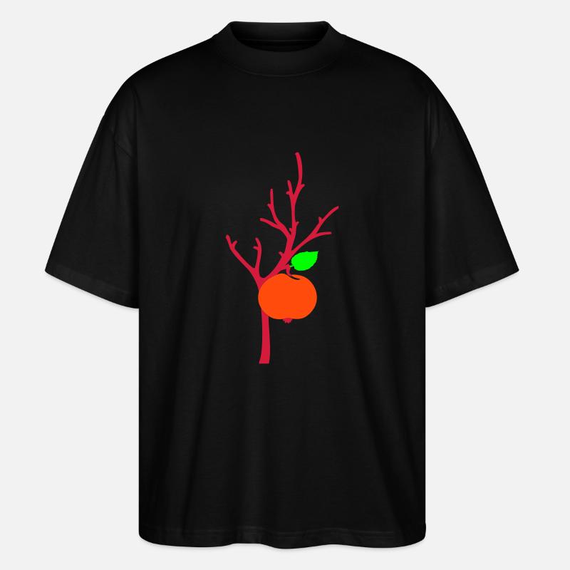 Apfelbaum apple tree - Stanley/Stella Oversized Unisex Bio T-Shirt Blaster 2.0 - Schwarz