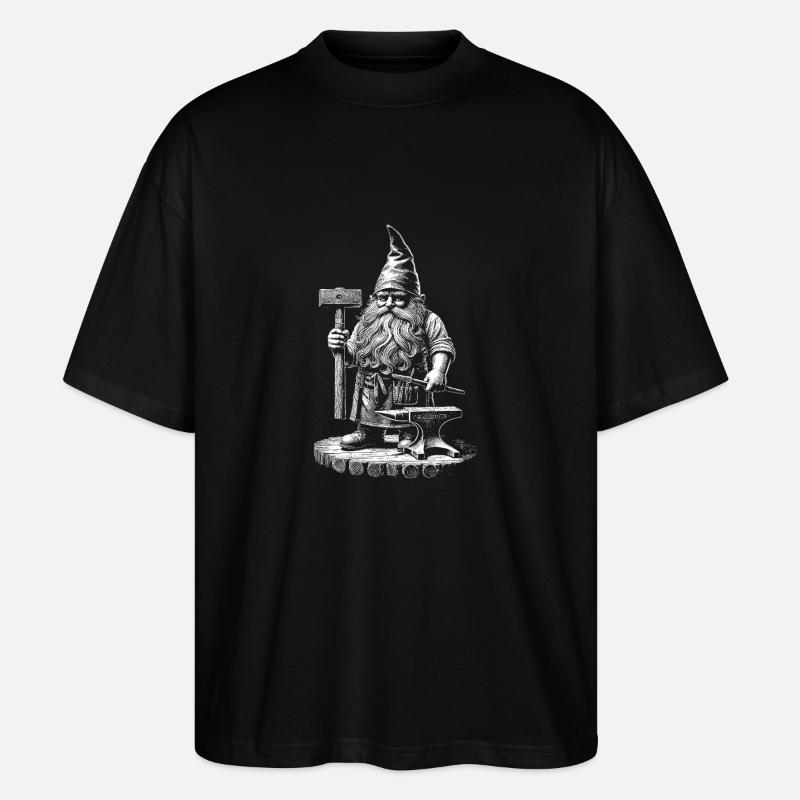 Schmied - Stanley/Stella Oversized Unisex Bio T-Shirt Blaster 2.0 - Schwarz